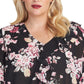 Rachel Rachel Roy Women's Layla Ruffle Top Black Size 1 Extra