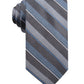 Ryan Seacrest Distinction Men's Bragg Slim Stripe Tie Blue Size Regular