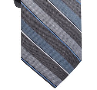 Ryan Seacrest Distinction Men's Bragg Slim Stripe Tie Blue Size Regular