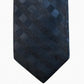 Ryan Seacrest Distinction Men's San Leo Gingham Slim Silk Tie Navy Size Regular