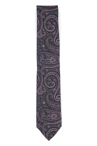 Ryan Seacrest Distinction Men's Gardenia Paisley Slim Silk Tie Pink Size Regular