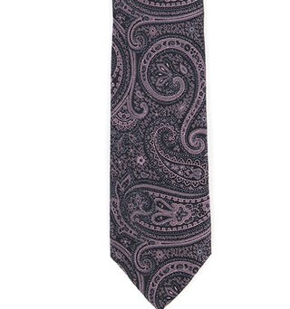 Ryan Seacrest Distinction Men's Gardenia Paisley Slim Silk Tie Pink Size Regular