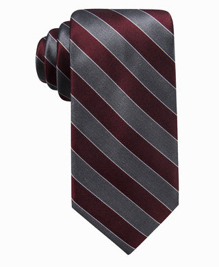 Ryan Seacrest Distinction Men's Andros Stripe Silk Tie Pink Size Regular