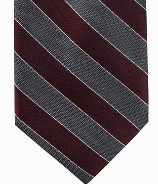 Ryan Seacrest Distinction Men's Andros Stripe Silk Tie Pink Size Regular