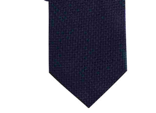Ryan Seacrest Distinction Men's Kent Unsolid Solid Slim Silk Tie  Navy Size Regular