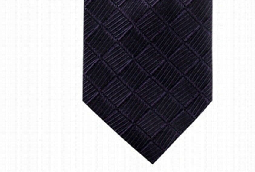 Ryan Seacrest Distinction Men's Franco Geo Silk Tie Purple Size Regular