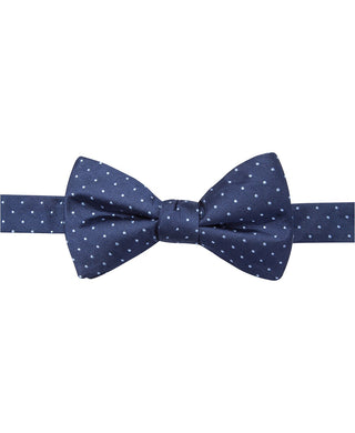 Ryan Seacrest Distinction Men's Fairfax Pindot Pre-Tied Bow Tie, Blue Size Regular
