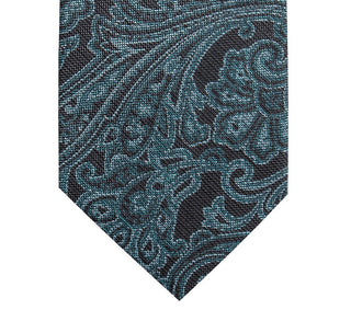 Ryan Seacrest Distinction Men's Wilson Slim Paisley Tie Blue Size Regular