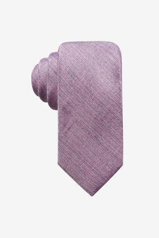 Ryan Seacrest Distinction Men's Seasonal Solid Slim Tie Pink Size Regular