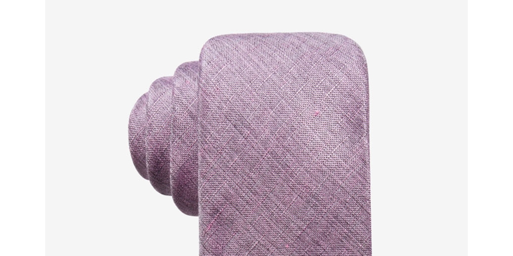 Ryan Seacrest Distinction Men's Seasonal Solid Slim Tie Pink Size Regular