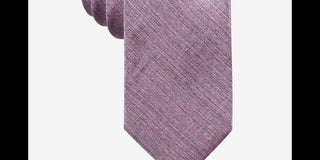 Ryan Seacrest Distinction Men's Seasonal Solid Slim Tie Pink Size Regular