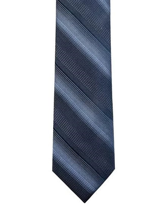 Ryan Seacrest Distinction Men's Lombardy Stripe Slim Tie  Blue Size Regular