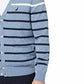 Nautica Men's Striped V-Neck Button Cardigan Turq Size XX-Large