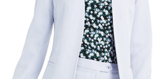 Calvin Klein Women's Open-Front Topper Jacket Blue Size 16