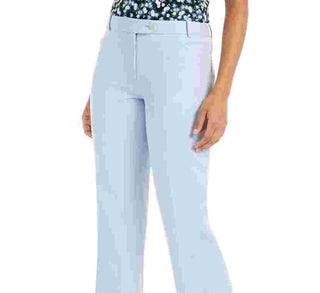 Calvin Klein Women's Modern-Fit Pants Blue Size 14