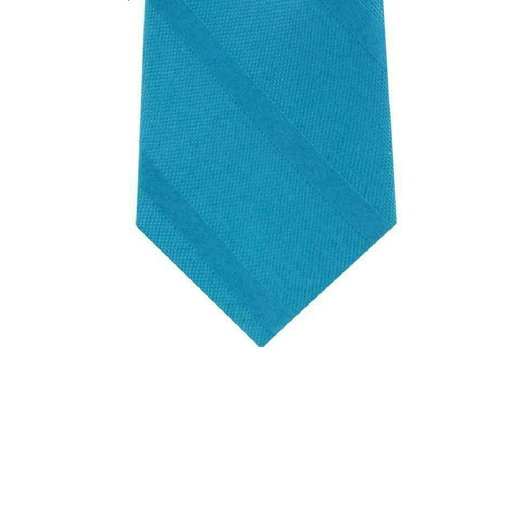 Tommy Hilfiger Men's Silk Striped Neck Tie Blue One Size