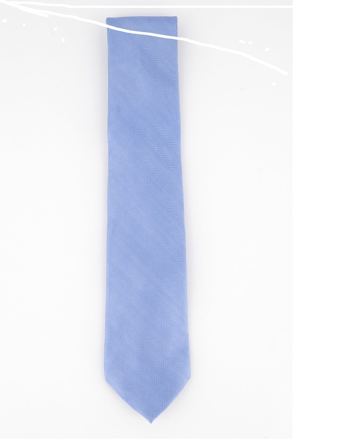Tommy Hilfiger Men's Village Classic Textured Stripe Silk Tie Blue Size One Size