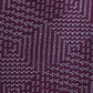 Michael Kors Men's Textured Geometric Patchwork Tie Red One Size