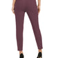 Calvin Klein Women's Cropped Skinny Pants Purple Size 8