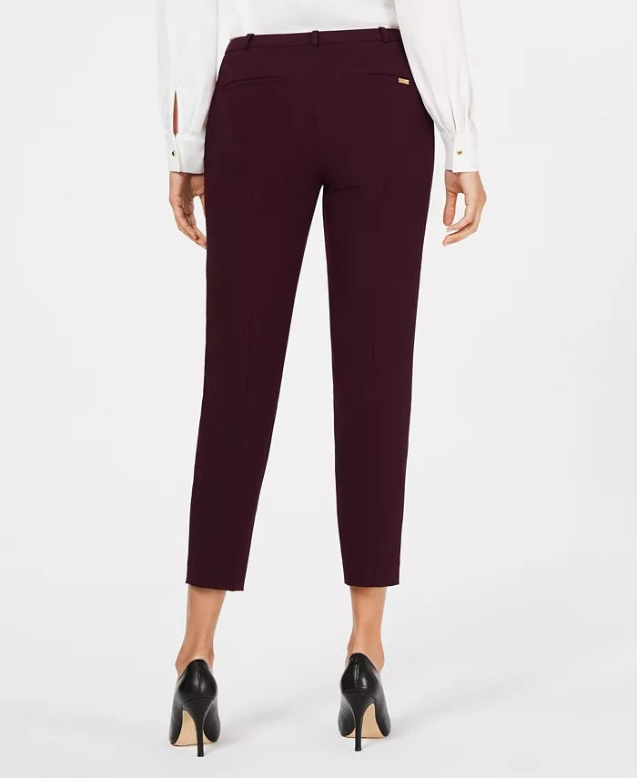 Calvin Klein Women's Skinny Ankle Pants Purple Size 2