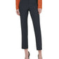 Calvin Klein Women's Twill Slim-Leg Pants Navy Size 14