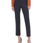 Calvin Klein Women's Twill Slim-Leg Pants Navy Size 6