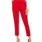 Calvin Klein Women's tretch Slim-Fit Pants Red Size 10