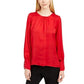Calvin Klein Women's Woven Top Red Size Extra Large