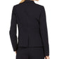 Calvin Klein Women's Single-Button Blazer Blue Size 16
