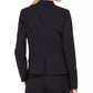 Calvin Klein Women's Single-Button Blazer Blue Size 8
