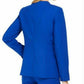 Calvin Klein Women's Lux Jacket with Hardware Blue Size 6