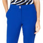 Calvin Klein Women's Straight-Leg Dress Pants Blue Size 2