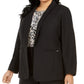 Calvin Klein Women's Parker Twill Blazer Black Size 16