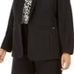 Calvin Klein Women's Parker Twill Blazer Black Size 16