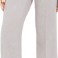 Calvin Klein Women's Zipper Pocket Cropped Twill Pants Gray Size 10