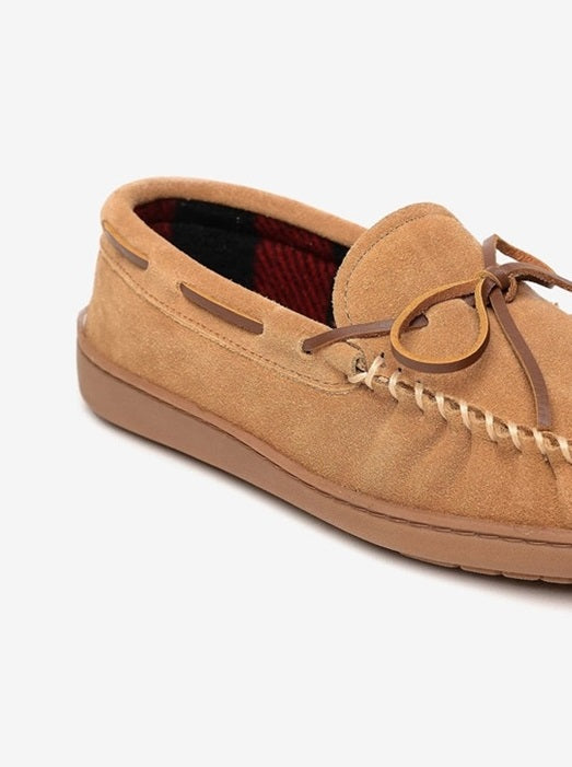 Gold Toe Men's Tie Moccasins Brown Size Large