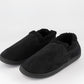 Gold Toe Men's Twin Gore Faux-Suede Slippers Black Size M(7-8)