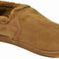Gold Toe Men's Twin Gore Faux-Suede Slippers Dark Beige Size Medium