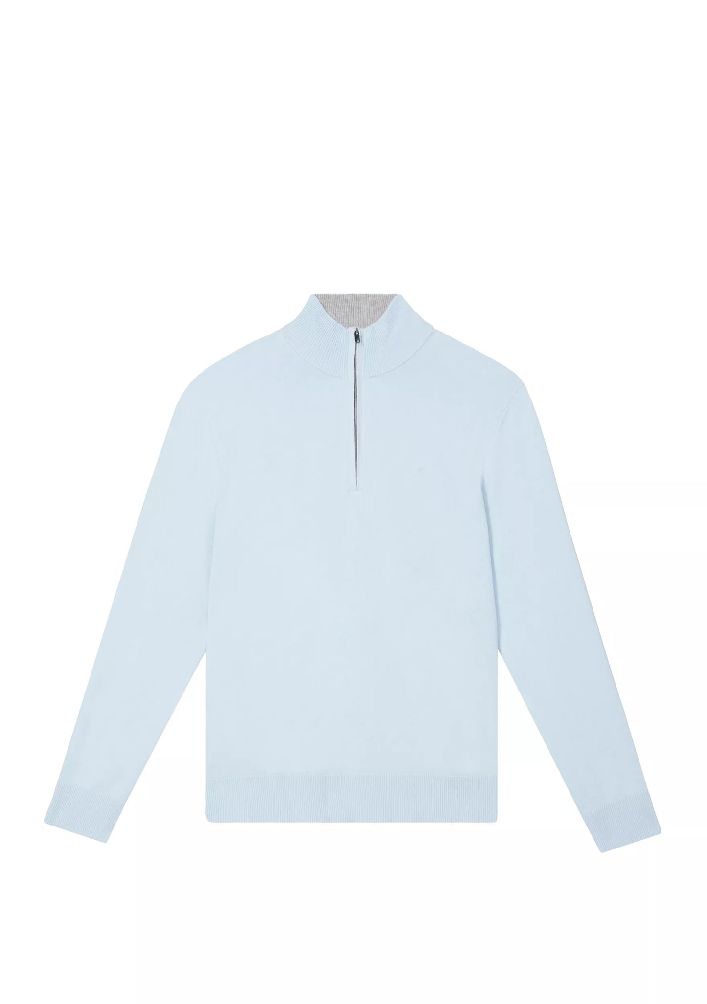 Calvin Klein Men's 1/4-Zip Sweater Light Blue Size Medium