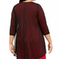 Connected Women's Plus Size Open-Front Shrug Black Size 3X