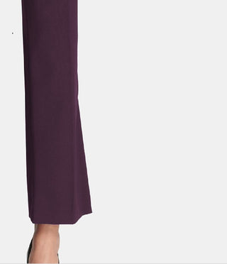 Calvin Klein Women's Petite Modern Fit Trousers Purple Size 12P