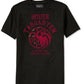 Ripple Junction Men's Game Of Thrones House Targaryen Graphic T-Shirt Black Size Medium