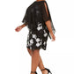 Connected Women's Plus Size Embroidered Chiffon Overlay Dress Black Size 20