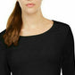 32 Degrees Women's Cozy Heat Underwear Top Black Size Extra Large