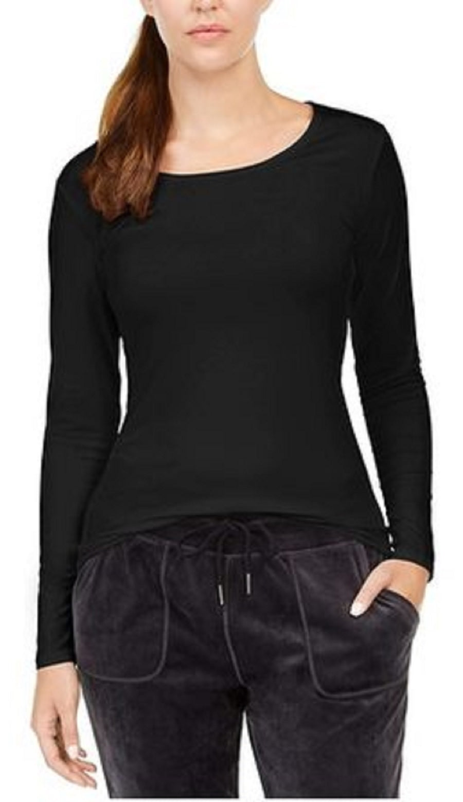 32 Degrees Women's Cozy Heat Underwear Top Black Size Small