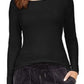 32 Degrees Women's Cozy Heat Underwear Top Black Size 2 Extra Large