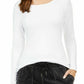 32 Degrees Women's Cozy Heat Underwear Top White Size Large
