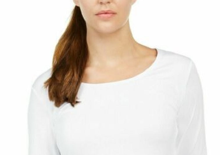 32 Degrees Women's Cozy Heat Underwear Top White Size Extra Large