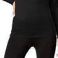32 Degrees Women's Cozy Heat Mock-Neck Top Black Size Extra Small
