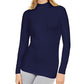 32 Degrees Women's Cozy Heat Mock-Neck Top Navy Size Extra Small